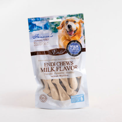 Pet Treats Milk Flavor Small Soft Cartoon Bones - 100gm, Pack Of 12pcs