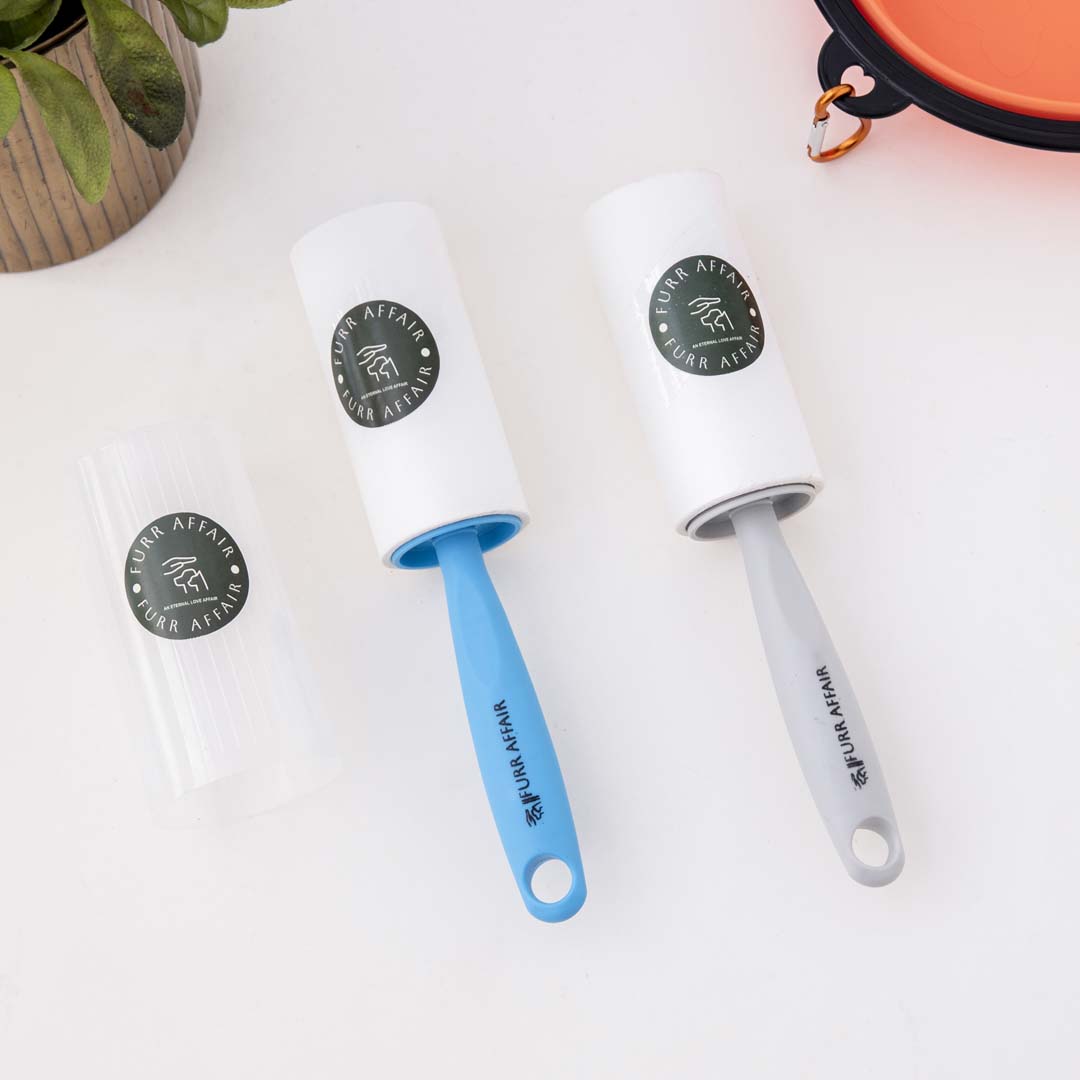 Lint Remover Roller- 1 Handle, 1 Protective Cover & 2 Rolls- 60 Sheets Each ( Total 2x60 -120 Sheets )