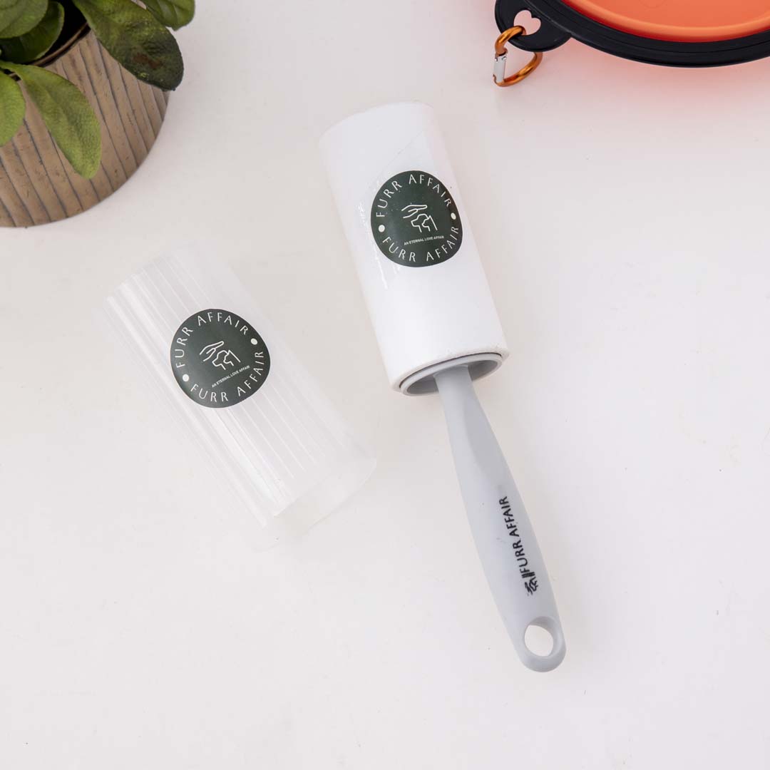 Lint Remover Roller- 1 Handle, 1 Protective Cover & 4 Rolls - 60 Sheets Each ( Total 4x60 -240 Sheets )