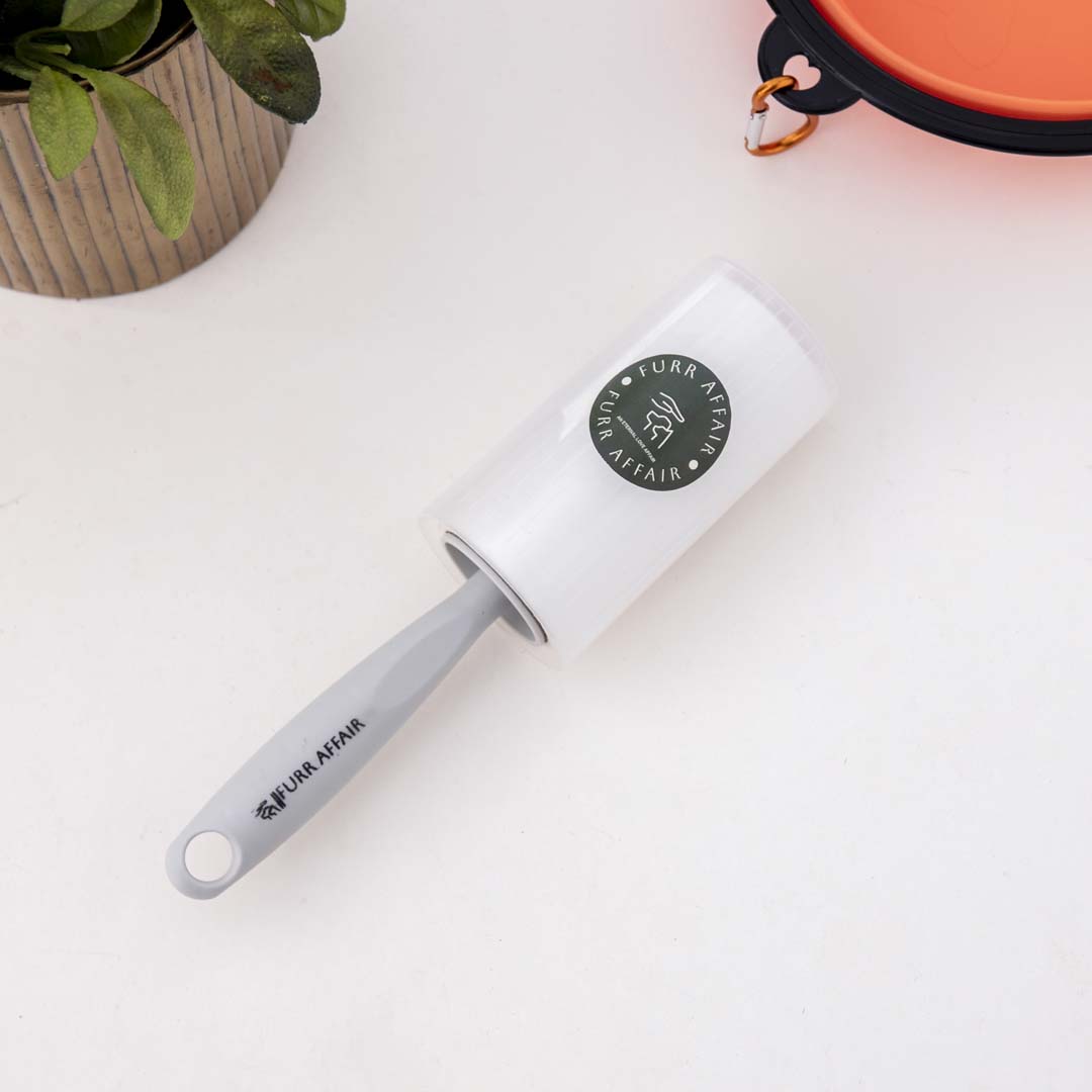 Lint Remover Roller- 1 Handle, 1 Protective Cover & 2 Rolls- 60 Sheets Each ( Total 2x60 -120 Sheets )