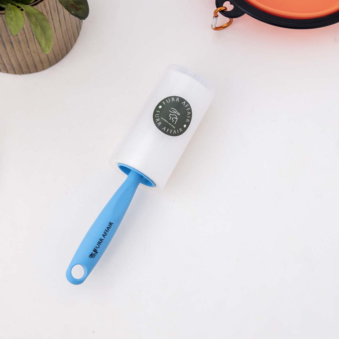 Lint Remover Roller- 1 Handle, 1 Protective Cover & 2 Rolls- 60 Sheets Each ( Total 2x60 -120 Sheets )