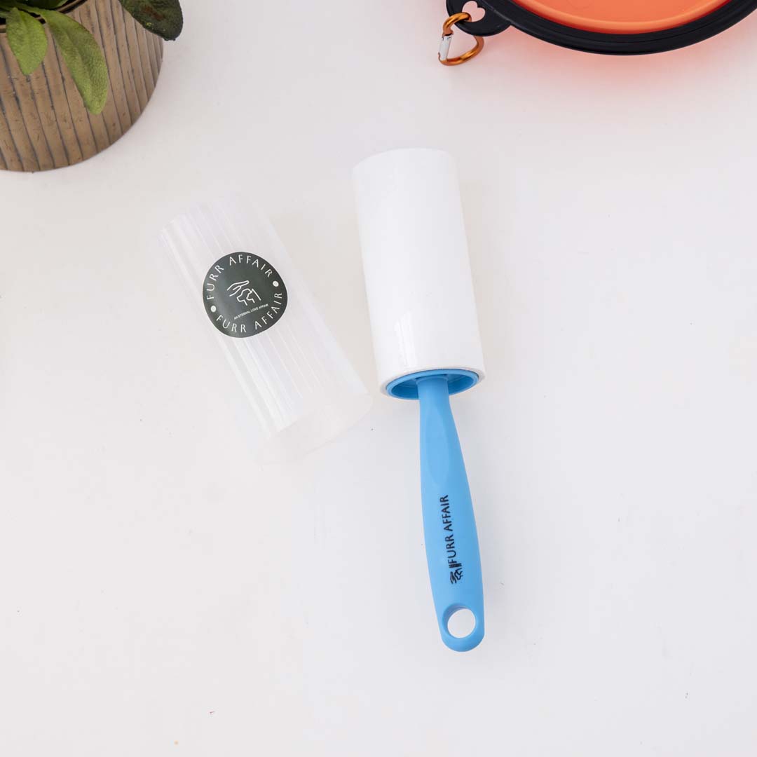 Lint Remover Roller- 1 Handle, 1 Protective Cover & 4 Rolls - 60 Sheets Each ( Total 4x60 -240 Sheets )