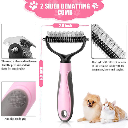 De-Matting  Tool/ Comb/Brush For Removal Of Tangles & Mats