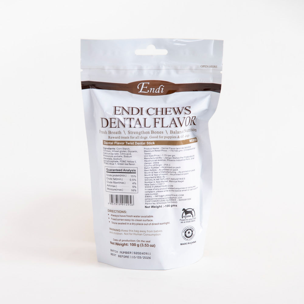 Pet Treats Dental Flavor Stick - 100gm, Pack Of 5pcs